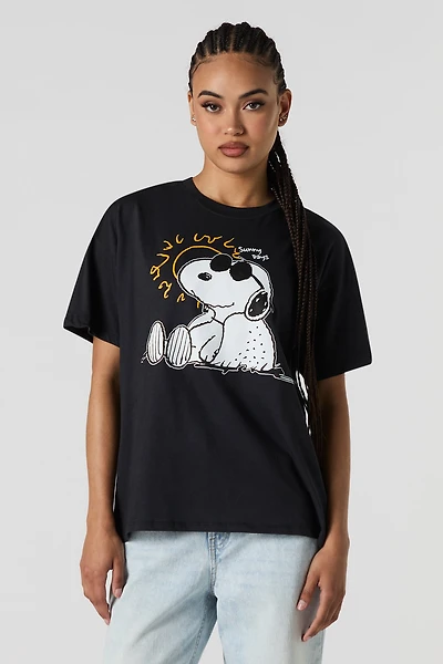 Snoopy Graphic Boyfriend T-Shirt