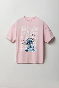 Stitch Graphic Oversized T-Shirt