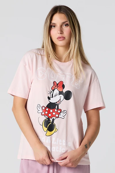 Minnie Mouse Graphic Boyfriend T-Shirt