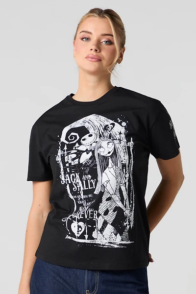 Jack & Sally Graphic Boyfriend T-Shirt
