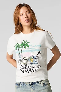 Stitch Hawaii Graphic Boyfriend T-Shirt