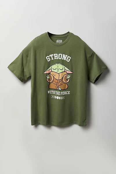 T-shirt surdimensionné à imprimé Star Wars Baby Yoda