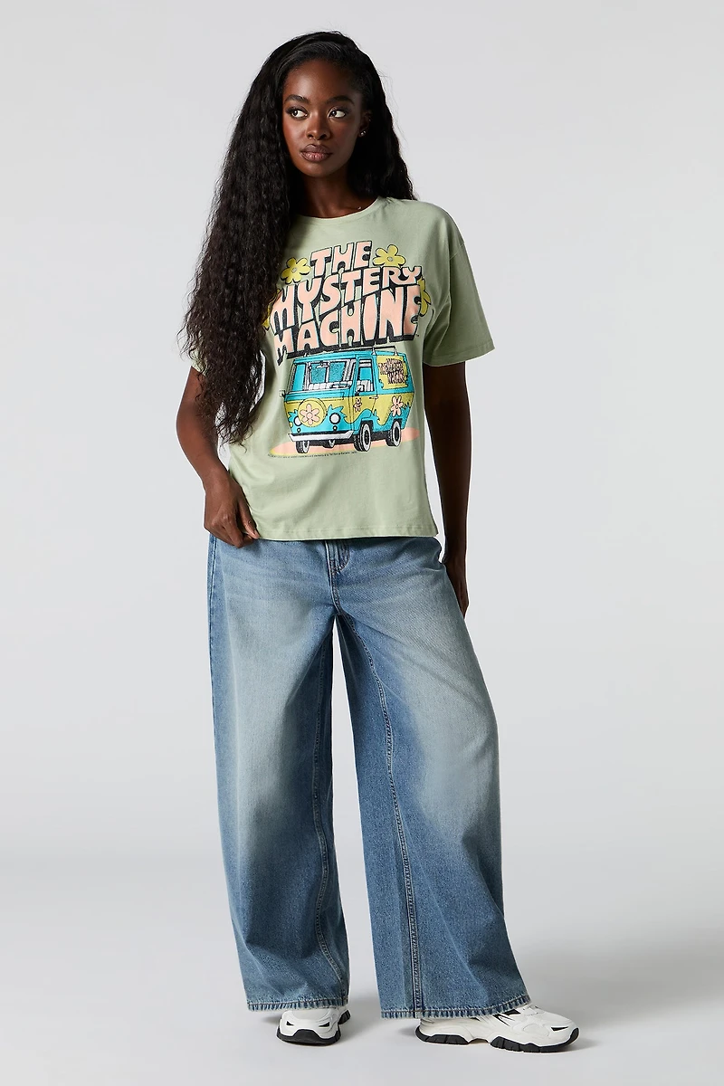 Scooby Doo Mystery Machine Graphic Boyfriend T-Shirt