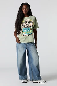 Scooby Doo Mystery Machine Graphic Boyfriend T-Shirt