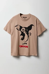 T-shirt de coupe garçonne à imprimé Gremlins