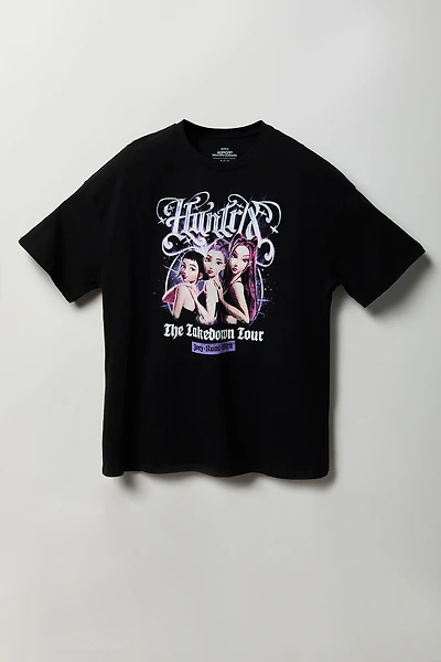 KPop Demon Hunters Graphic Oversized T-Shirt