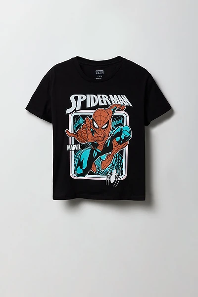 T-shirt à imprimé Spider-Man