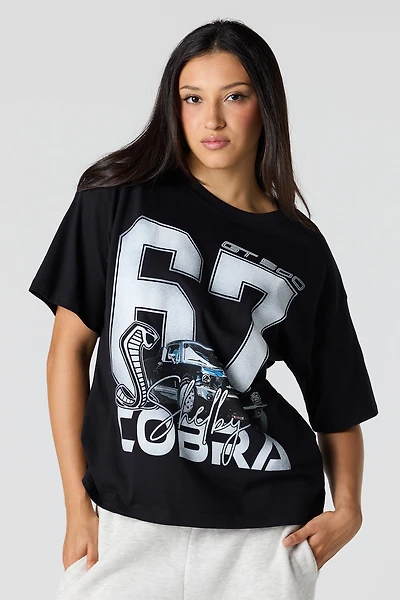 Luxe Heavy Cotton Shelby Cobra Graphic T-Shirt