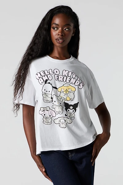 Hello Kitty & Friends Graphic Boyfriend T-Shirt