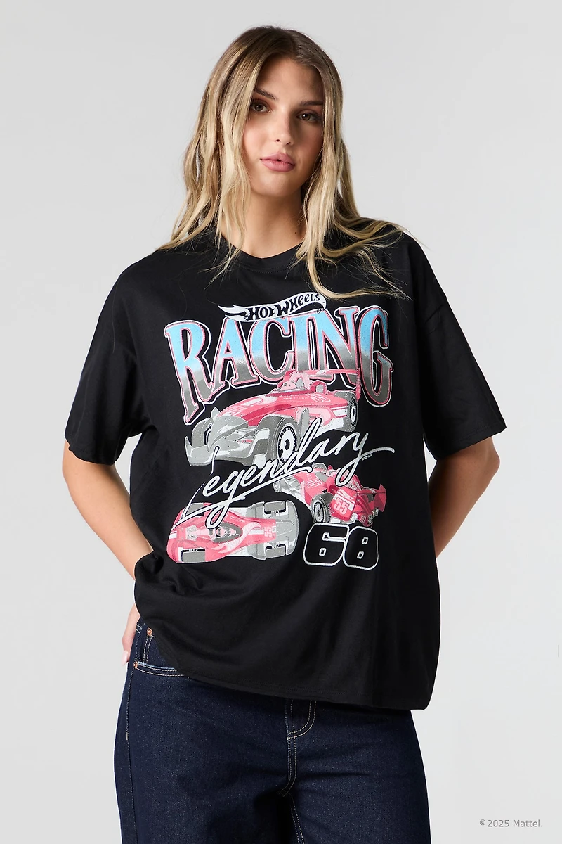 T-shirt coupe garçonne à imprimé Hot Wheels™ Racing