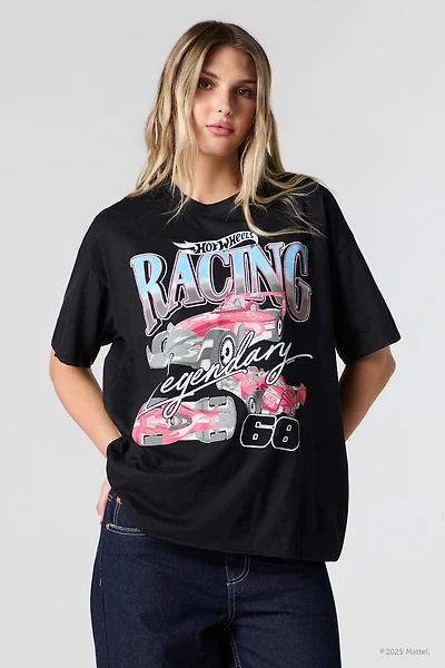 T-shirt coupe garçonne à imprimé Hot Wheels™ Racing
