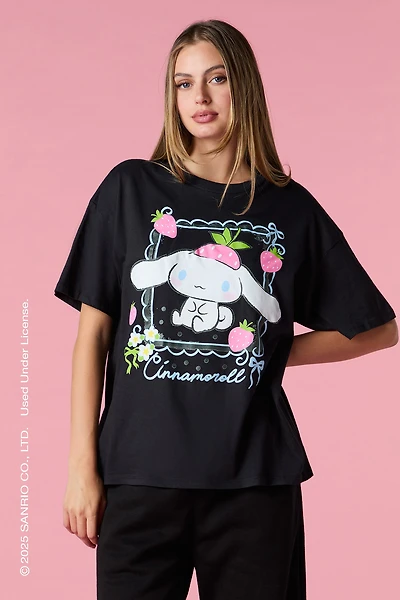 Cinnamoroll™ Berry Graphic Boyfriend T-Shirt