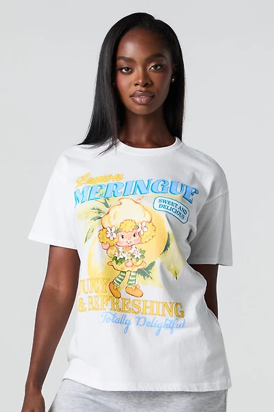 T-shirt de coupe garçonne à imprimé Strawberry Shortcake Friends