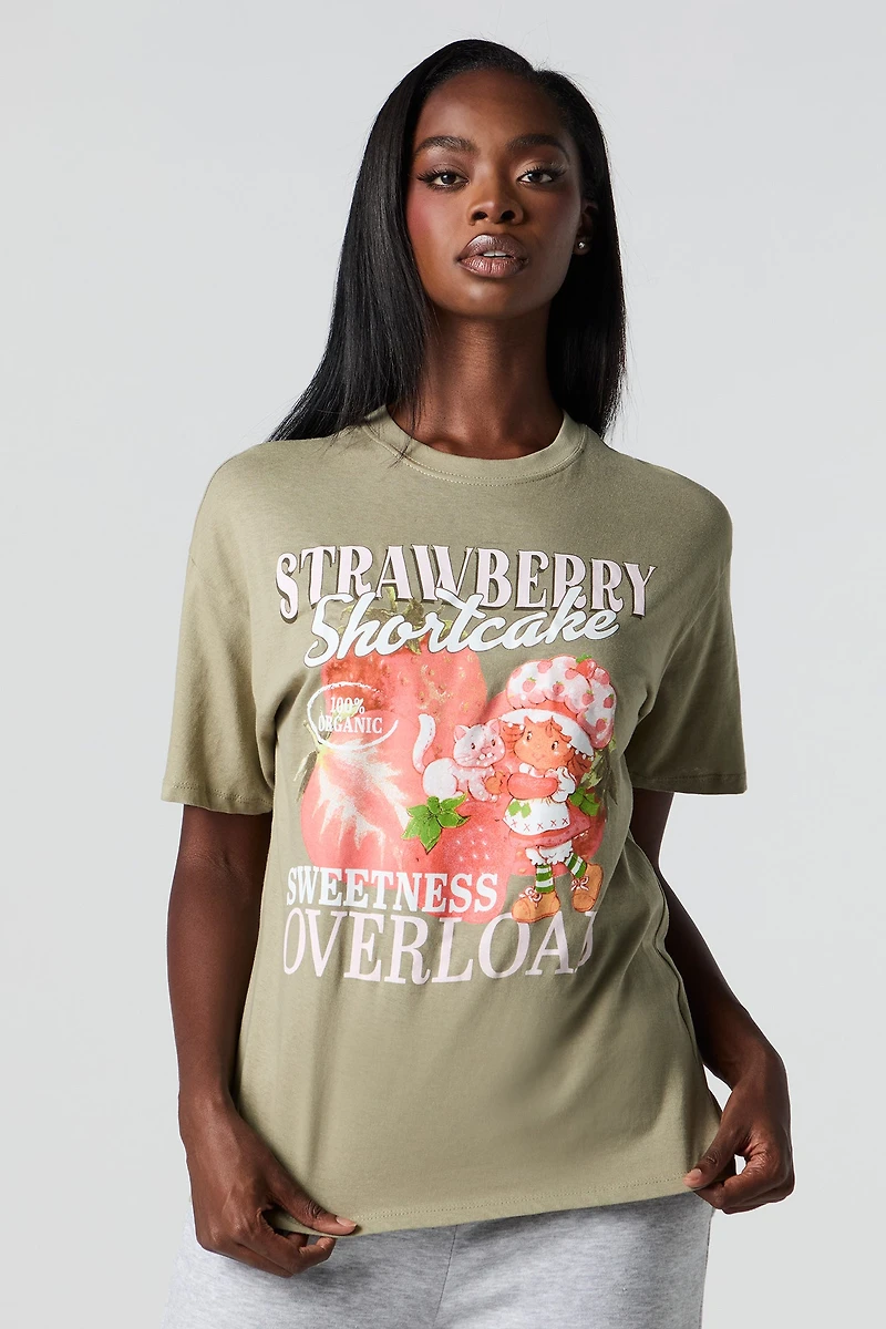 Strawberry Shortcake Friends Graphic Boyfriend T-Shirt