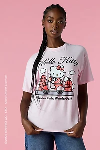 Hello Kitty Wander Graphic Boyfriend T-Shirt