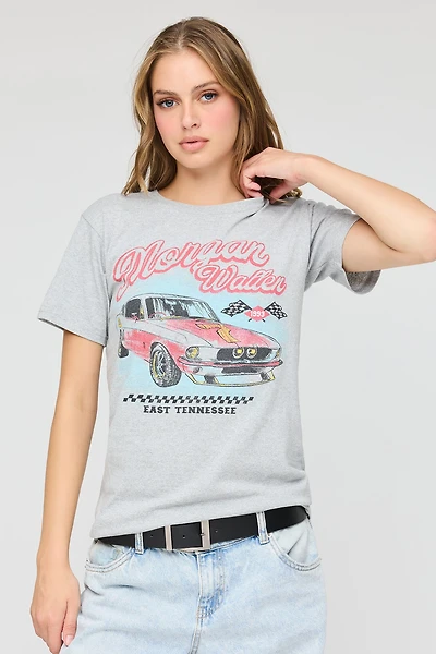 T-shirt de coupe garçonne à imprimé Morgan Wallen