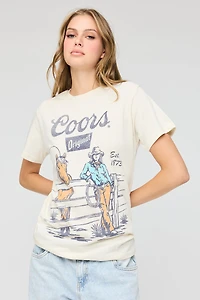 Coors Graphic Boyfriend T-Shirt