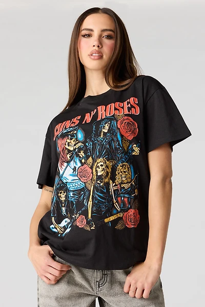 Guns N' Roses Graphic Boyfriend T-Shirt