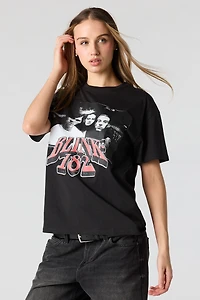 T-shirt de coupe garçonne à imprimé Blink-182