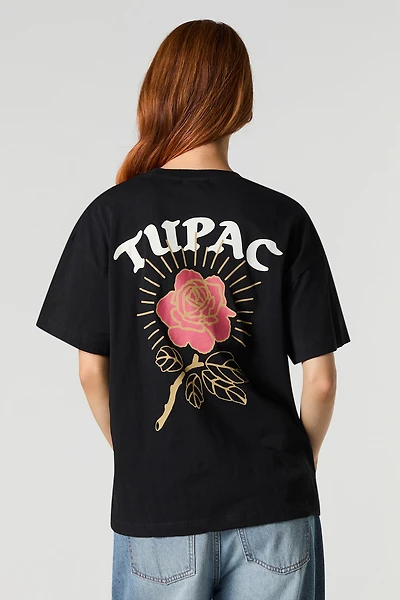 Tupac Shakur Graphic Boyfriend T-Shirt