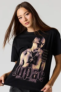 Tupac Graphic Boyfriend T-Shirt