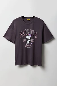 T-shirt coupe garçonne à imprimé Peanuts Baseball