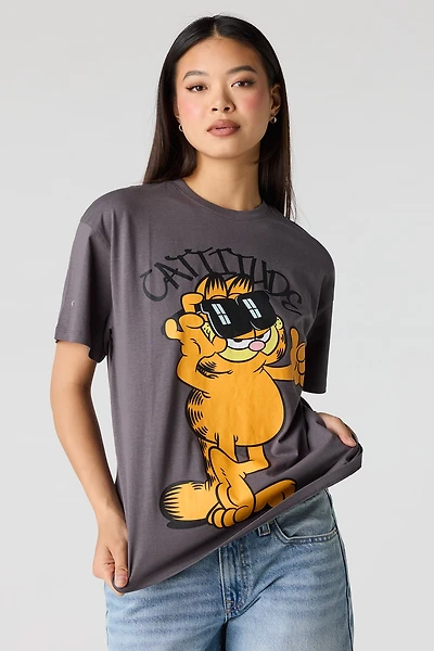 Garfield Graphic Boyfriend T-Shirt