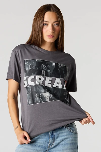 Scream Graphic Boyfriend T-Shirt