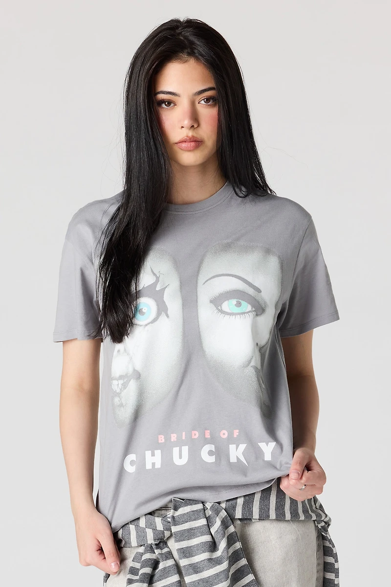 Bride of Chucky Graphic Boyfriend T-Shirt