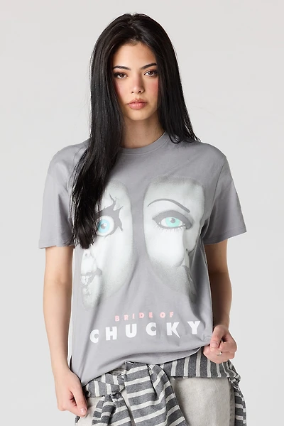 Bride of Chucky Graphic Boyfriend T-Shirt