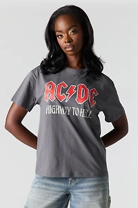 AC/DC Graphic Boyfriend T-Shirt