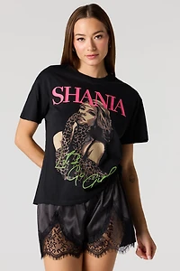 Shania Twain Graphic Boyfriend T-Shirt