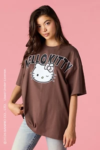 T-shirt surdimensionné à imprimé Hello Kitty