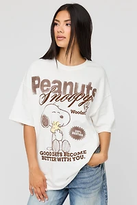 T-shirt surdimensionné à imprimé Peanuts