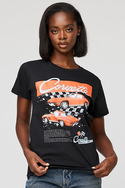 Corvette Graphic Boyfriend T-Shirt