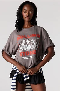 The Rolling Stones Graphic Washed Oversized T-Shirt