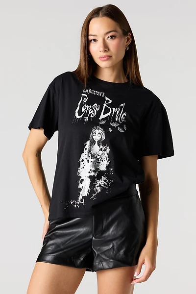 Corpse Bride Graphic Boyfriend T-Shirt