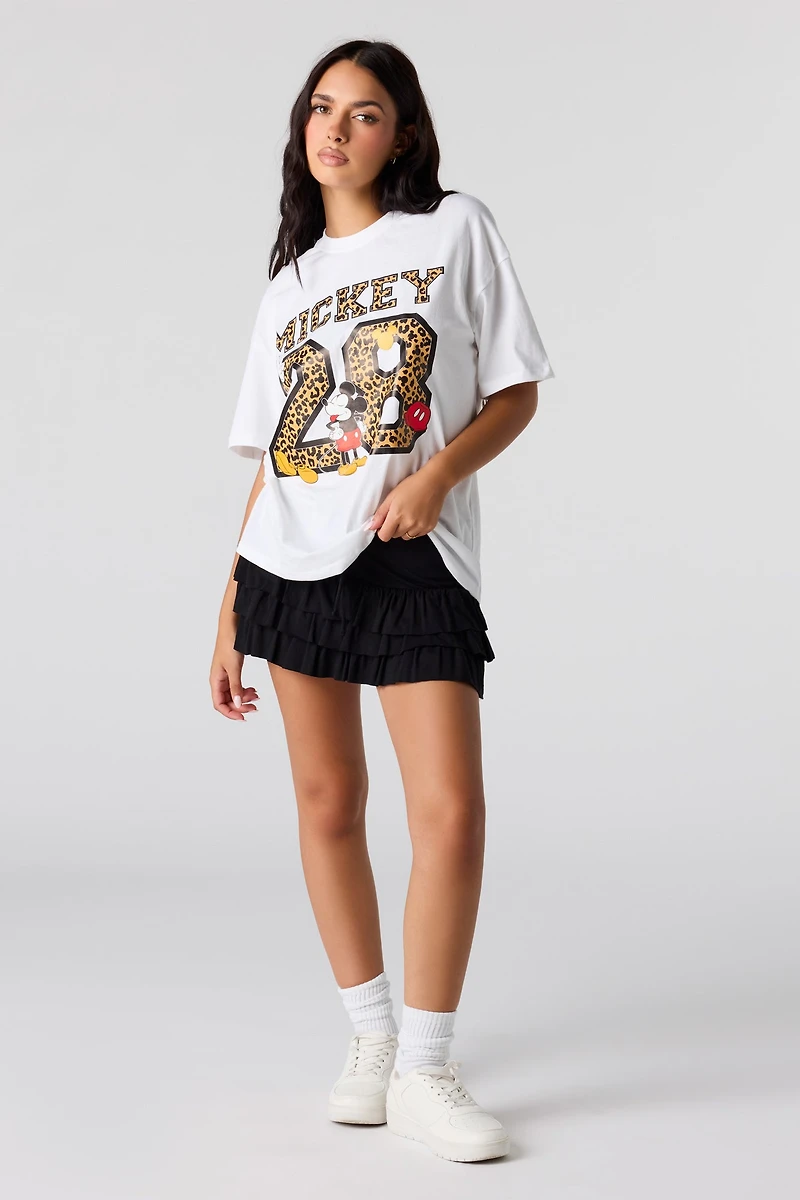 Mickey Mouse Graphic Boyfriend T-Shirt