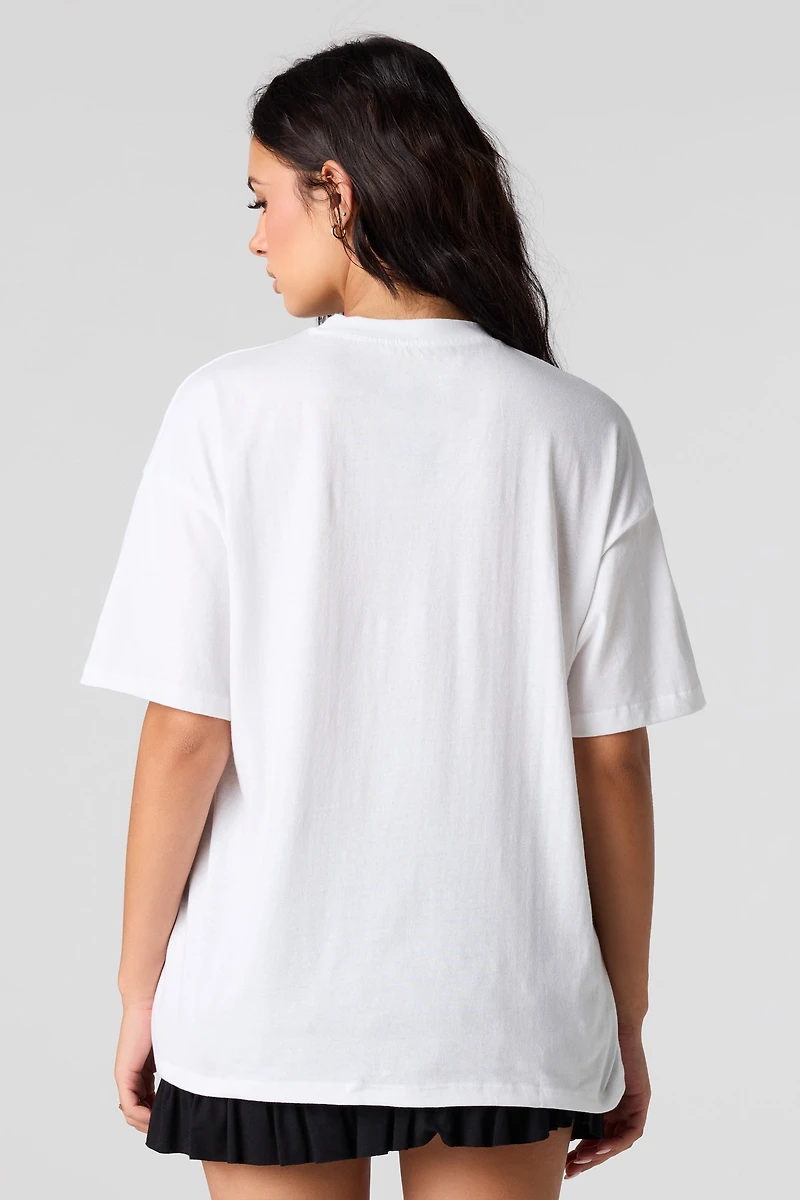 Mickey Mouse Graphic Boyfriend T-Shirt