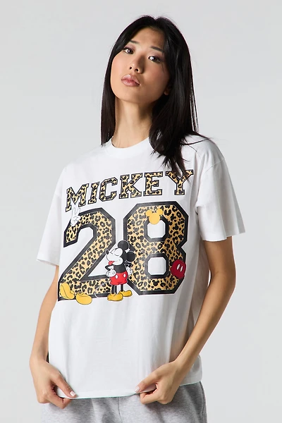 T-shirt coupe garçonne à imprimé Disney Minnie Mouse