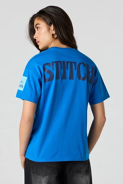 Stitch Puffed Print T-Shirt