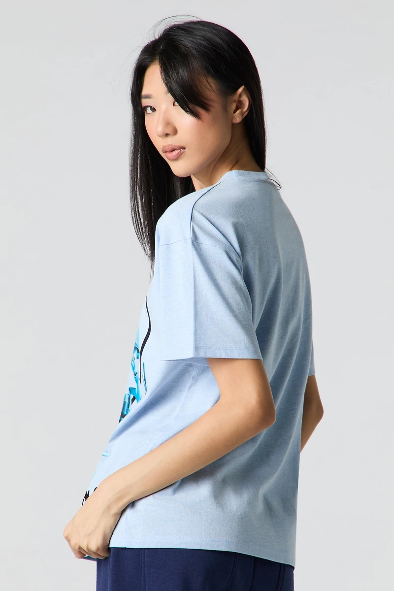 T-shirt coupe garçonne à imprimé Monsters Inc