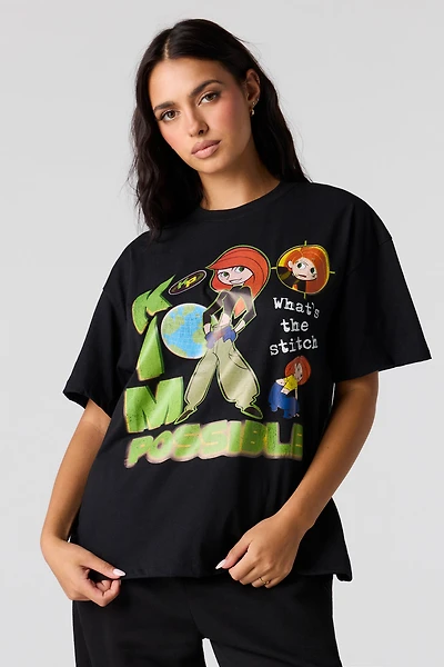 Kim Possible Graphic Boyfriend T-Shirt