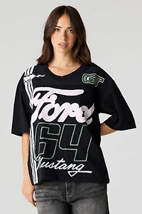 Ford Graphic V-Neck T-Shirt
