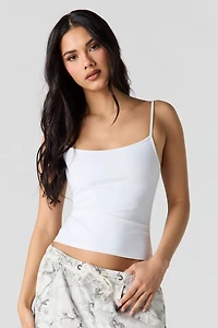 Camisole profilée en coton lourd supérieur