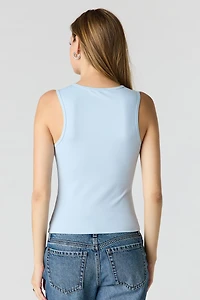 Luxe Heavy Contour Scoop Neck Tank