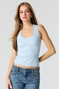 Luxe Heavy Contour Scoop Neck Tank