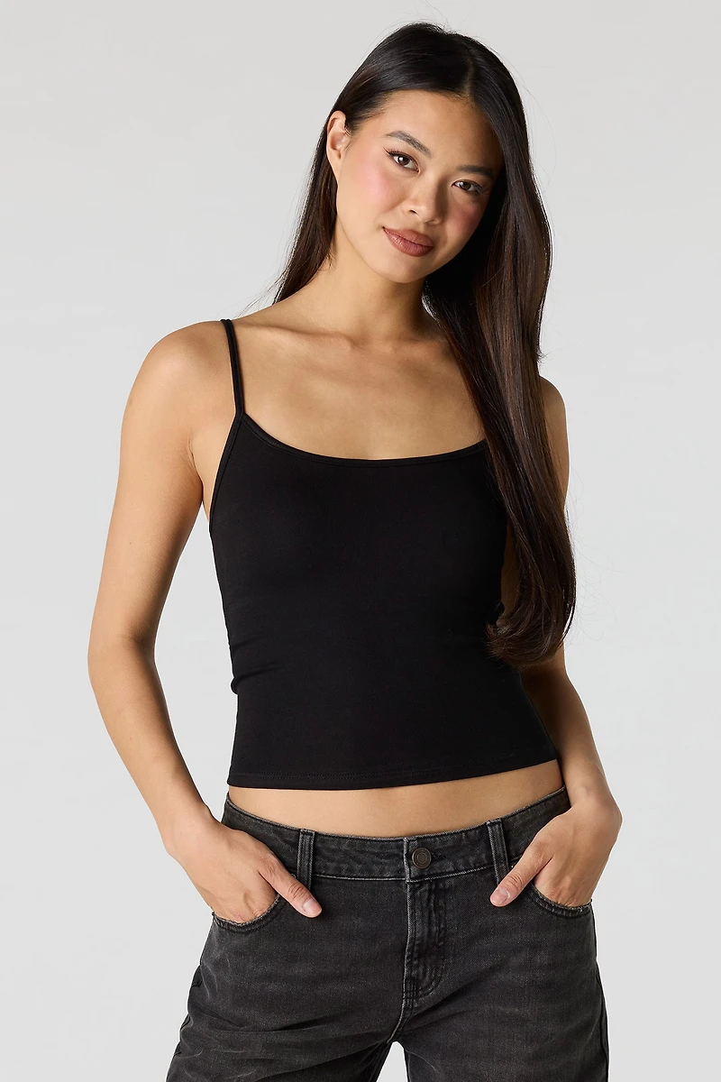 Braless Scoop Neck Cami