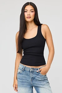 Braless Ribbed Tank