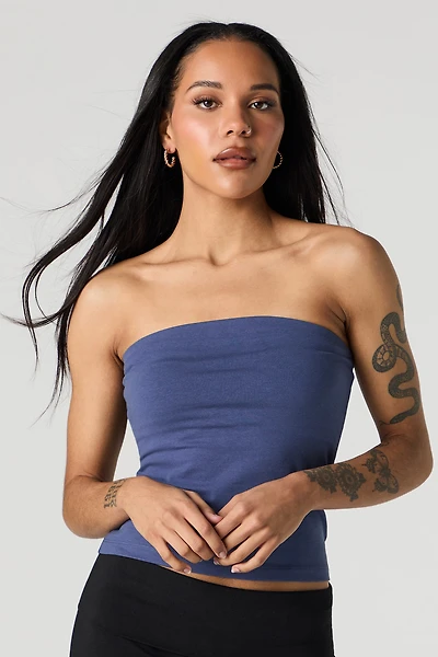Tube Top with Built-In Cups